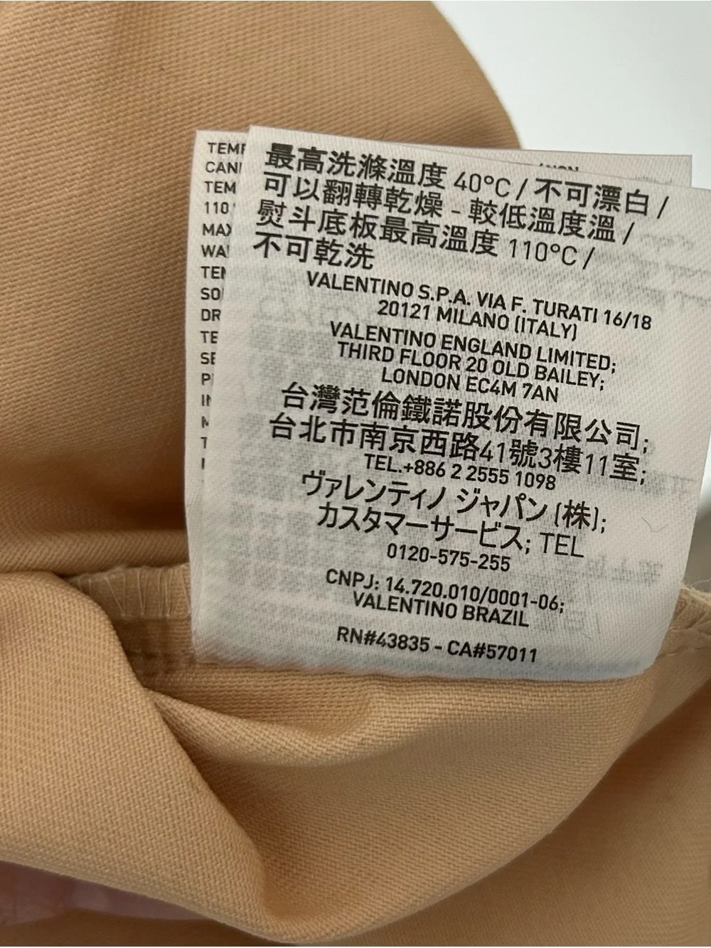 Valentino Garment Bag